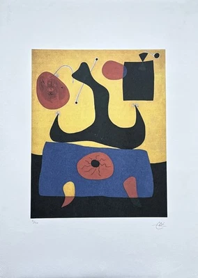 JOAN MIRÓ - Sitting Woman - signed, numbered edition 81/150,56x76cm - image 1 of 4