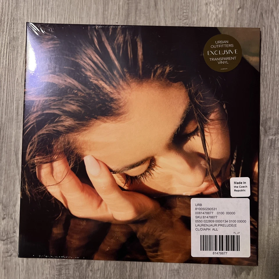 Lauren Jauregui Prelude 12" EP Clear Vinyl New Sealed UO /1500 Fifth Harmony - Image 1 of 2