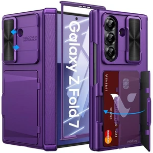 Funda Vihibii para Samsung Galaxy Z Plegable 7 con Portatarjetas y Protector de Cámara... - Imagen 1 de 7