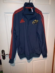 Munster Rugby Adidas Rugby Tracksuit Jersey Top Training Size L 34/36 - Picture 1 of 6