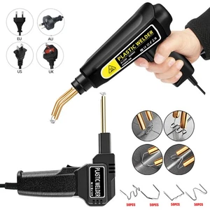 70W Kunststoff Auto Plastik KFZ Schweißen Reparatur MIT 200 Klammer Schweißgerät - Bild 1 von 34