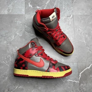 Nike Dunk High 1985 ‘Acid Wash’ Chile Red DD9404-600 Men’s Size 10.5 - Picture 1 of 10