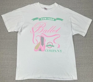 Camisa De Colección New York Ballet Company Para Hombres XL Puntada Única Hecha en EE. UU. Rosa Años 80 - Imagen 1 de 15