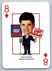 Vintage politische Spielkarte mit Sean Hannity & John McCain - Bild 1 von 2