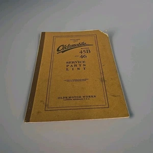 Antique 1921 Oldsmobile 1919-21 Model 45B & 46 Service Parts List Book Catalog - Picture 1 of 13