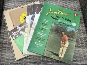 VTG 1959 JIMMY DEMARET GOLF TO MUSIC LESSONS BOX RECORD SET PICTURES DIALOGUE - Picture 1 of 22