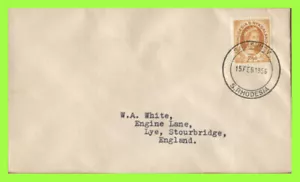 Rhodesia & Nyasaland 1956 QEII 2½d additional definitive plain First Day Cover - Picture 1 of 1