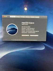 Apple 2012 Mac Mini A1347 i7-3615QM 2.3Ghz 4GB RAM 1TB HDD Catalina - Picture 1 of 6