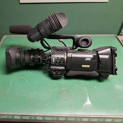 JVC ProHD 3-CCD MiniDV Professional Camcorder with 16x ProHD Fujinon Lens - Image 1 of 4