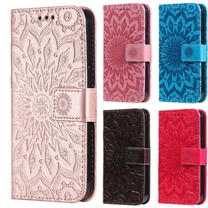 Sunflower Embossed PU Leather Flip Wallet Case Phone Case for Huawei Honor90 X6A - Picture 1 of 20