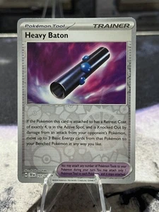 Pokemon Heavy Baton 151/162 Sv05: Temporal Forces Reverse Holo - Picture 1 of 2
