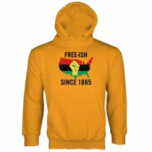 Freeish Since 1865 Hoodie Juneteenth Hoodie Black History Hoodie - Picture 1 of 9