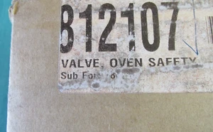 Horno WOLF - VÁLVULA DE SEGURIDAD - OEM Parte 812107 - Nuevo - Caja abierta - Imagen 1 de 13