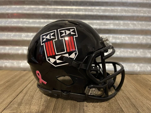 Custom Utah Utes (2018) Speed Mini Helmet Cover