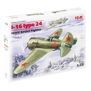 I-16 Type 24 UdSSR Soviet Fighter - Plastik Modellbausatz Scale Model 1/72 ICM 72071 - Bild 1 von 5