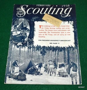 VIMTAGE BOY SCOUT - REVISTA SCOUTING 1938 - FEBRERO - Imagen 1 de 2