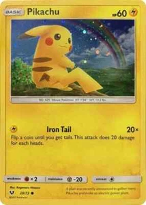 Pikachu 28/73 SM Shining Legends Promo Cosmos Holo Pokemon - NM - Picture 1 of 1