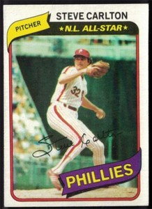 1980 Topps #210 Steve Carlton Philadelphia Phillies EX-MT+
