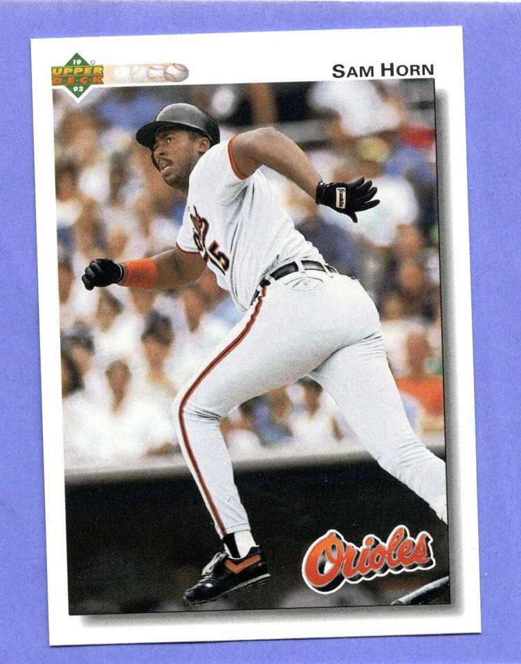 1992 Upper Deck   #338  Sam Horn  Orioles  - Image 1 of 1