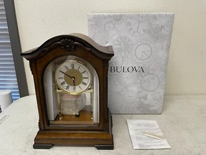 Bulova Warwick III Mantel Clock B1845 in Original Box – Elegant Decor - Picture 1 of 17