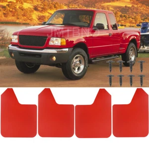 4x Front & Rear Molded Mudflap Splash Guard Mudguard For Ford Ranger XLT Pickup - Picture 1 of 13
