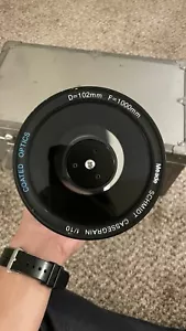 Meade Schmidt Cassegrain F/10 F=1000 D=102 Telescope Lens w/ Original Case. EXC - Picture 1 of 8