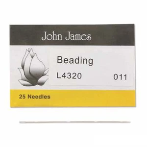 John James Englische Perlenstickerei Nadeln Größe 11 - 25 Nadeln - Bild 1 von 1