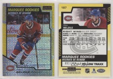 2020-21 O-Pee-Chee Platinum Marquee Rookies Yellow Traxx Alex Belzile Rookie RC