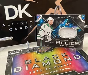 MIRO HEISKANEN 2023-24 NERO DIAMANTE MINIERA RELIQUIE TOPPA MAGLIA STELLE - Foto 1 di 3