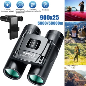 Portable 900x25 Zoom HD Binoculars Day Night Vision Outdoor Hunting Telescope - Picture 1 of 12
