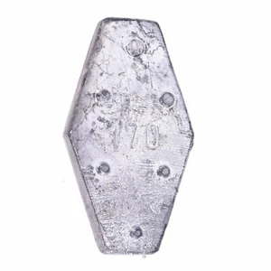 Sargblei Sechskantblei Hexagonblei Durchlaufblei Angelblei 150-200g mit Noppen - Bild 1 von 2