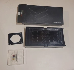 Black Nova Aria Collection Combined, Double Frame Crestron 12 Button New/Ship!!1 - Picture 1 of 17