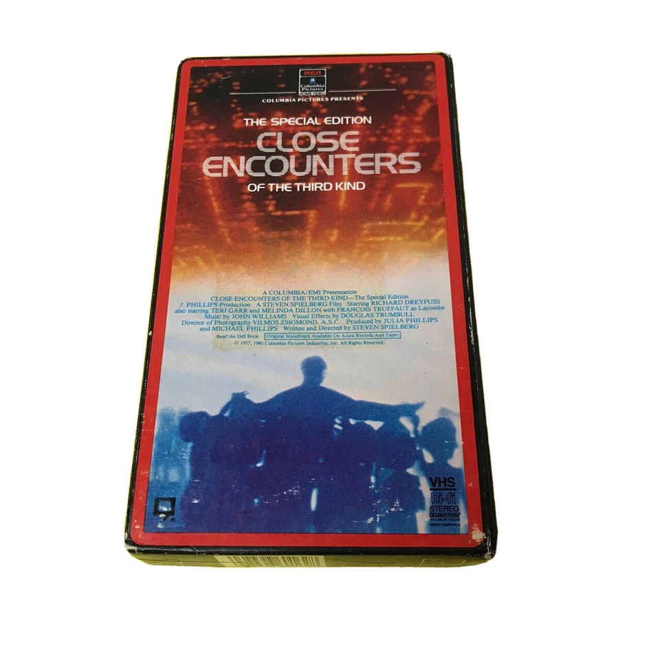 Close Encounters of the Third Kind Special Edition VHS Tape Aliens UFO Scifi - Image 1 of 4