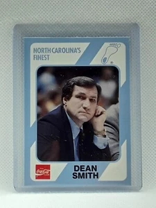 Dean Smith 1989 North Carolina's Finest Coca-Cola #2 - North Carolina Tar Heels - Picture 1 of 2