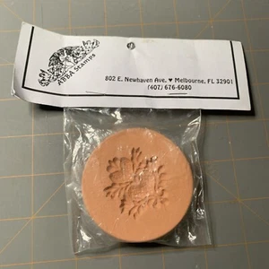 Casting Mold Paper Cast Polymer Clay Floral Heart - Picture 1 of 3