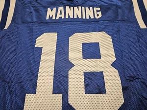 Peyton Manning Indianapolis Colts NFL #18 Jersey Size M Reebok - Picture 1 of 13