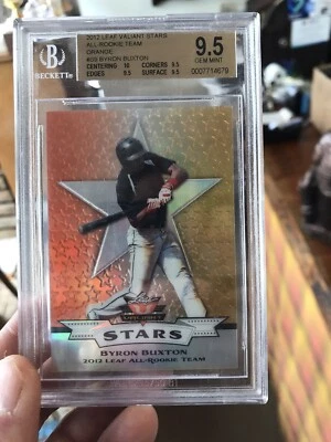 Byron Buxton 2012 Leaf Valiant Stars All-Rookie Team Graded Beckett  - Image 1 of 4