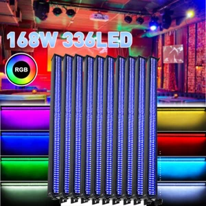 168W 336LED Wall Wash Bar Light RGB DMX Strobe Stage DJ Disco Party Beam Light - Picture 1 of 15
