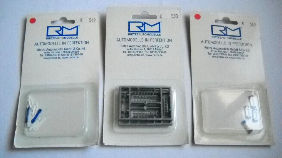 RIETZEAUTOMODELLE: ACCESSORI 1/87 - Immagine 1 di 4
