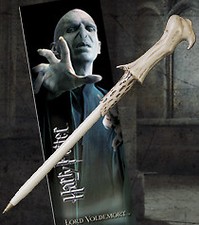 Noble Collection Harry Potter Wand Pen & Bookmark - Lord Voldermort