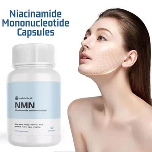 NMN Capsules Nicotinamide Mononucleotide AntiAgeing DNA Repair Supplement 30Pcs. - Picture 1 of 10