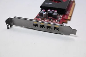 AMD RADEON W4100 2GB GDDR5 4x MINI DP USED+TESTED HIGH PROFILE - Picture 1 of 2