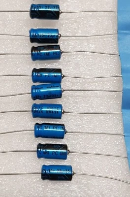 Axial nichicon 22uF/35V PC(M) series 105c Axial  Electrolytic Capacitor - image 1 of 4