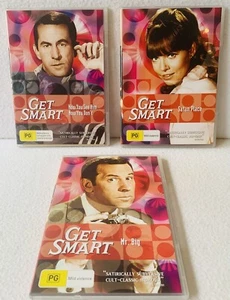 3x Get Smart R4 DVDs, 4 Classic Eps Per Disc (Mr. Big, Satan Place Etc) Like New - Picture 1 of 8