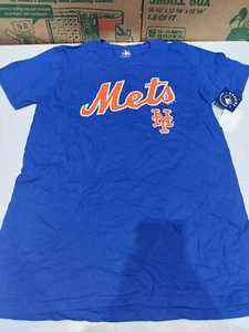 New Official MLB New York Mets Blue Unisex T-Shirt Short Sleeve Shirt - Picture 1 of 4
