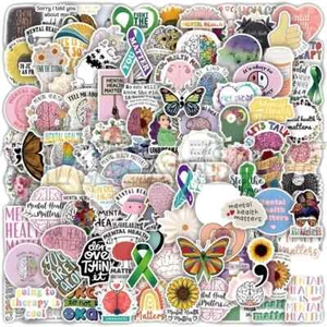 Mental Health Sticker Aufkleber, Mental Health Awareness Sticker / 50-200 Stück - Bild 1 von 11