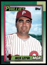 1990 Topps Nick Leyva Baseball Cards #489