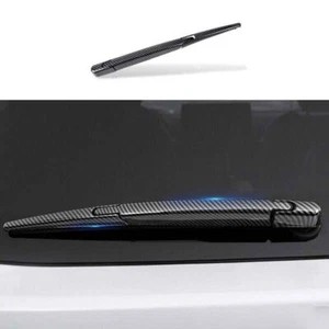 For Toyota Sienna 21-2024 ABS Carbon Fiber Tail Rear Window Wipers Cover Trim 3P - Foto 1 di 7