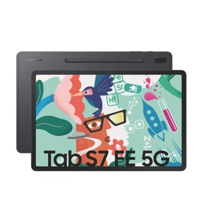 Samsung Galaxy Tab S7 FE Wi-Fi + 5G 12,4" Tablet 64GB Schwarz Mystic Black Gut - Bild 1 von 3