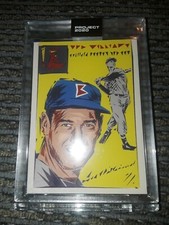 Topps PROJECT 2020 #315 1954 Ted Williams by Naturel PR 1734 w/Box